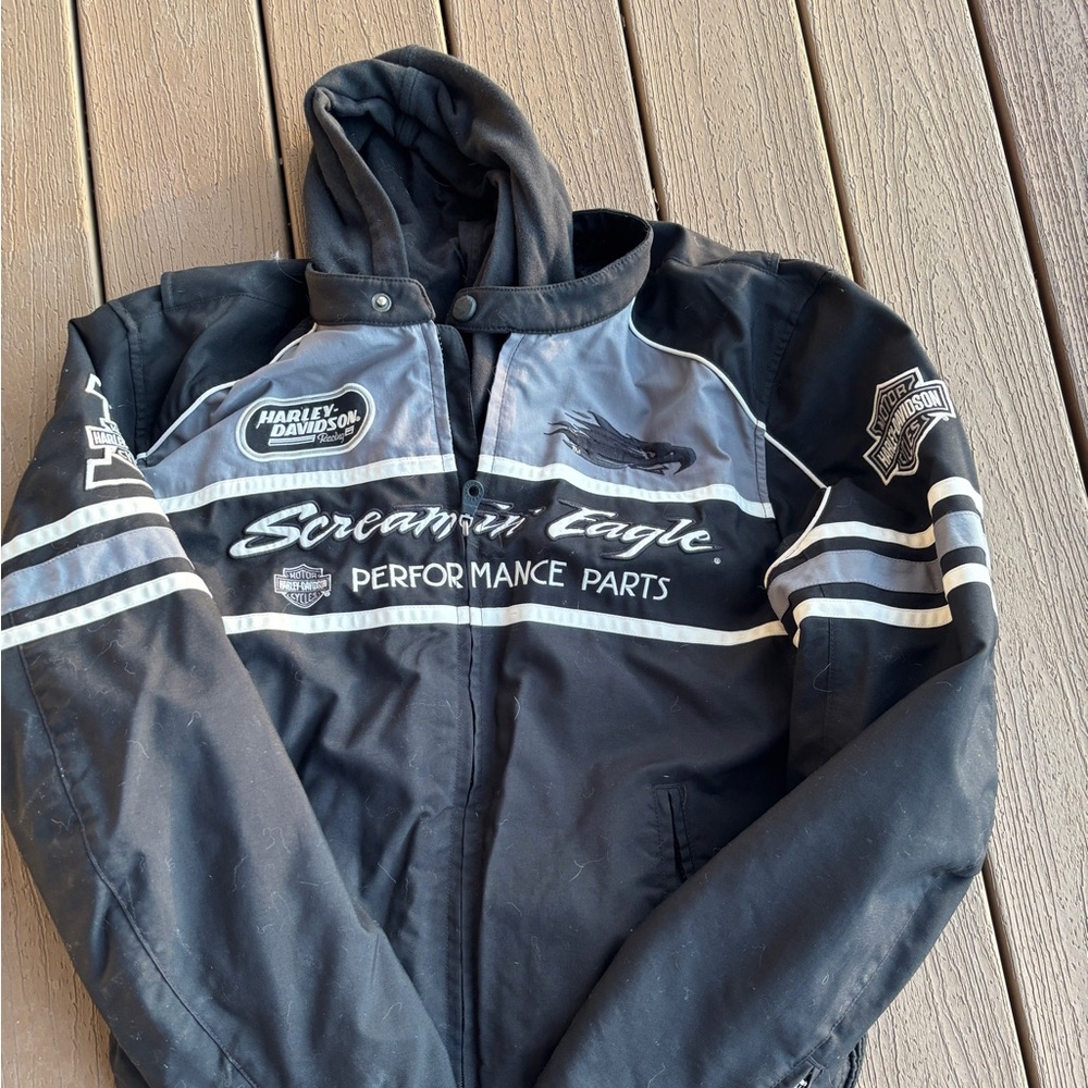 Harley-Davidson Black and Gray Performance Jacket
